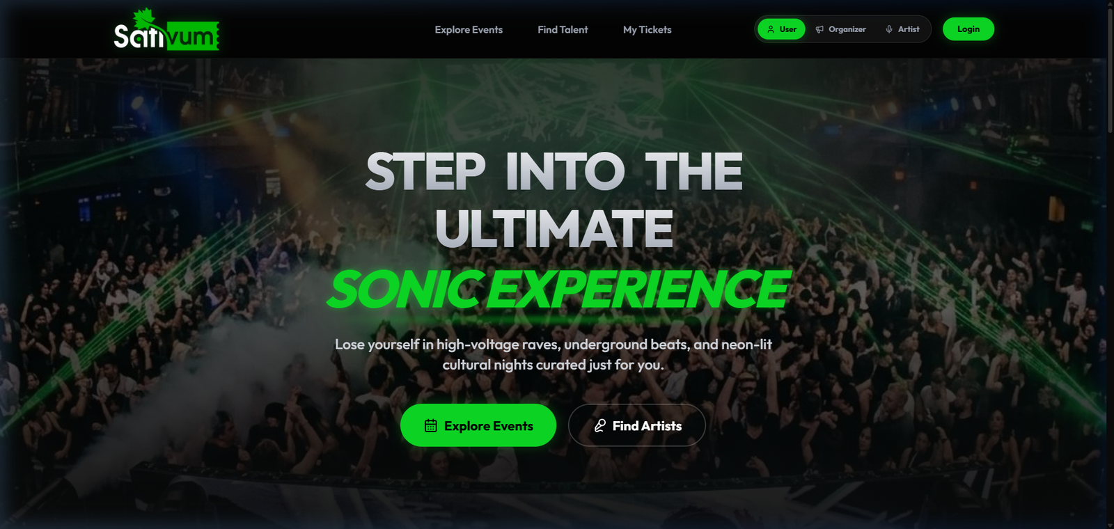 Sativum Events curated cultural experiences platform by ARIES WEBS Kochi